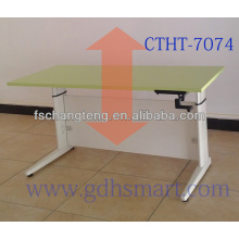 Mesa de jantar com altura ajustável Belfort e mesa elétrica Evreux com altura ajustável e mesa de desenho com altura ajustável Charleville-Mezier